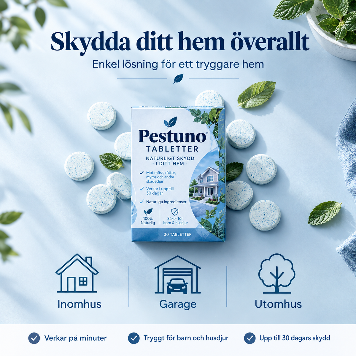 Pestuno™ - Enkelt skydd mot djur och insekter