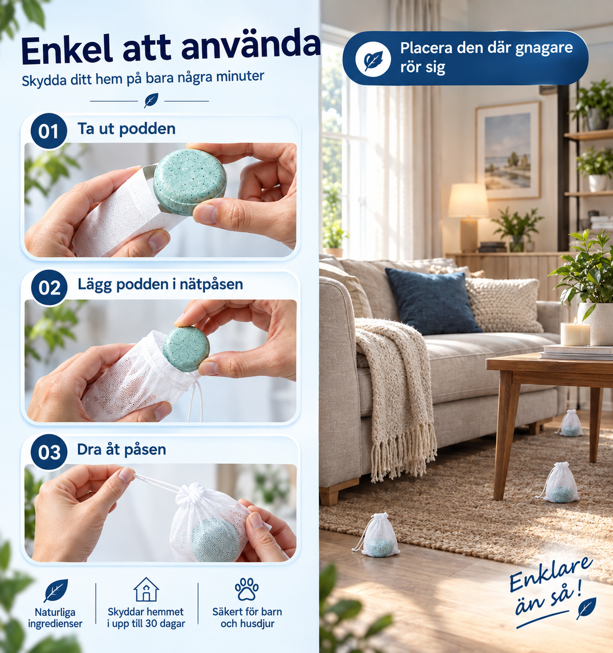 Pestuno™ - Enkelt skydd mot djur och insekter